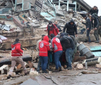 Soccorrere le popolazioni della Siria  e della Turchia