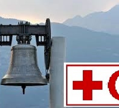 La bandiera sventola sul colle di Miravalle