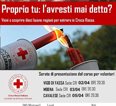 Nuovo corso per volontari di Croce Rossa